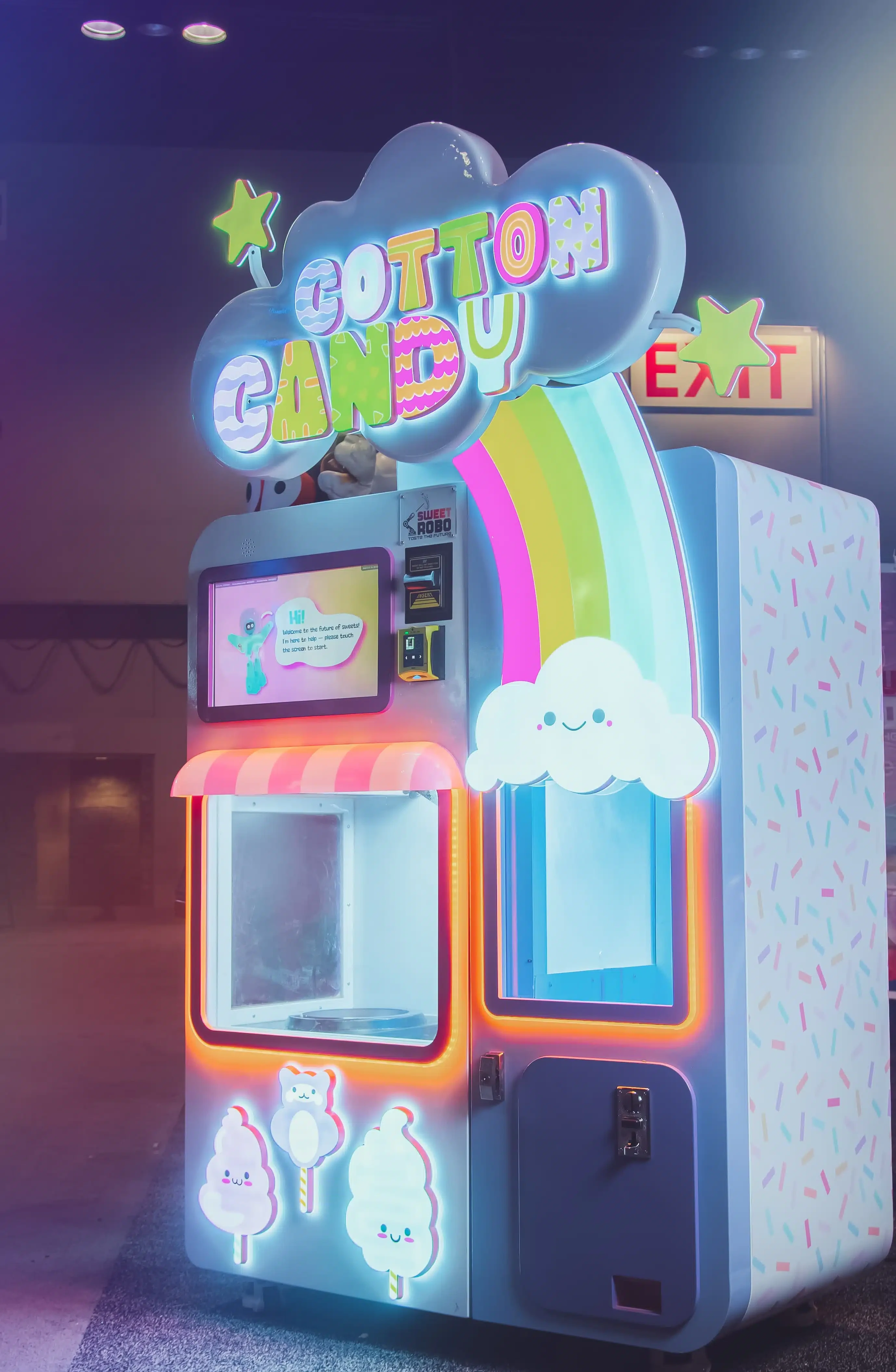 Cotton Candy Robot VX machine